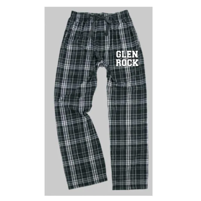 BOXERCRAFT FLANNEL PANTS / BLACK & GRAY PLAID