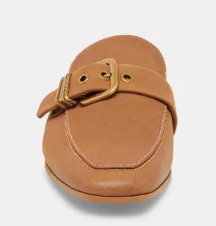 Brown Leather Santel Slide