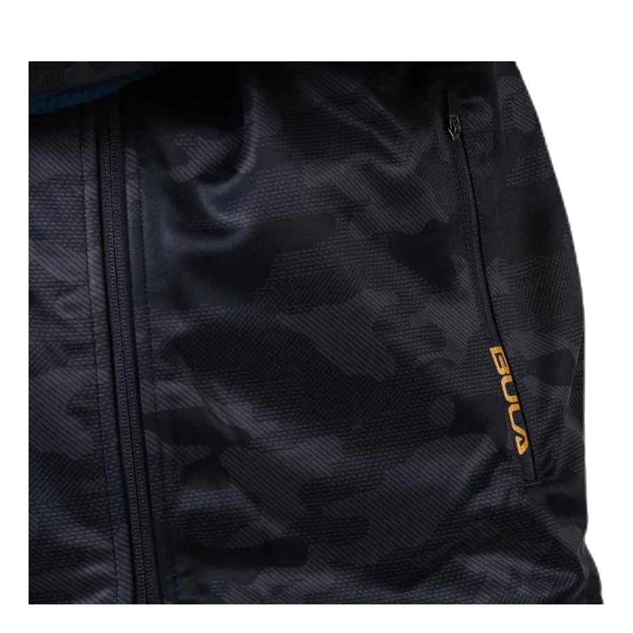 Camo Fleece Jacket Blue