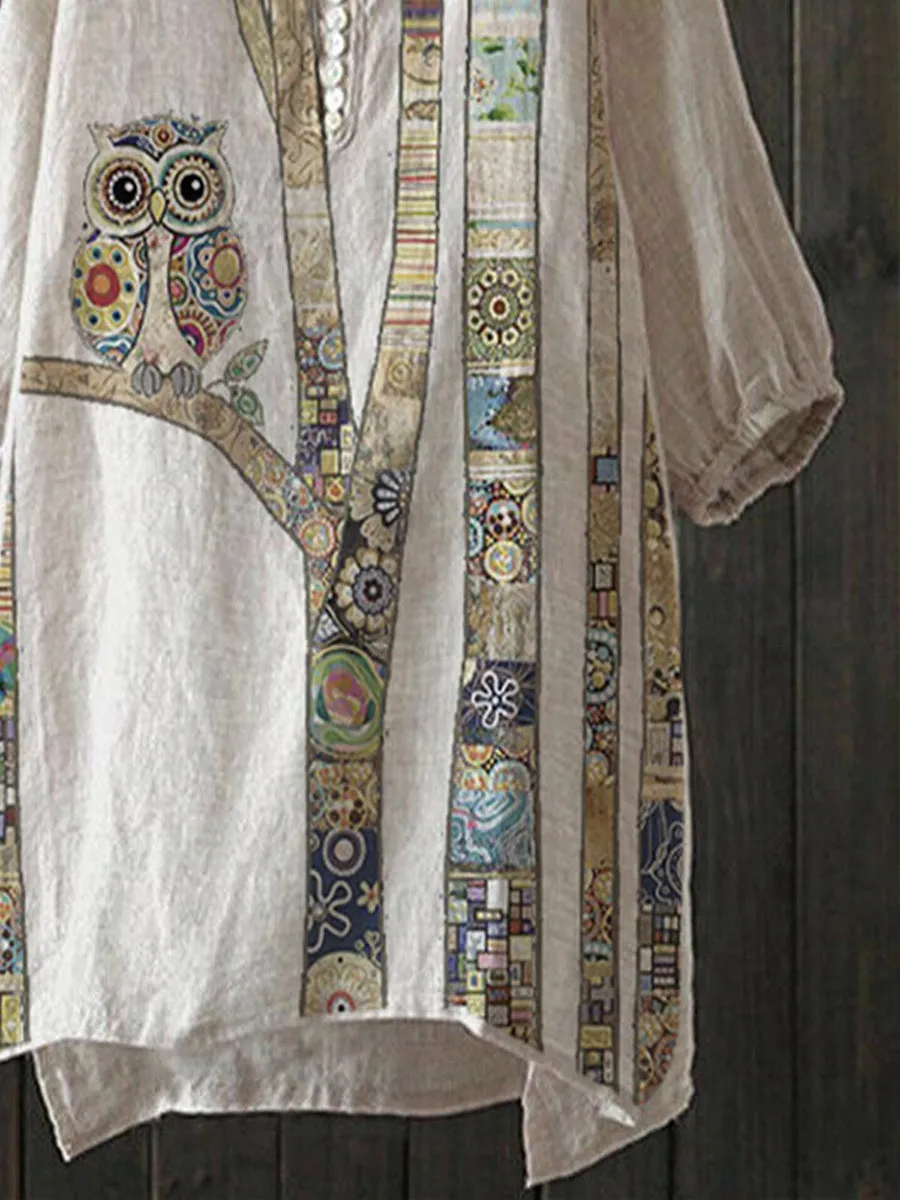 Casual Tribal Loose Shirts & Tops