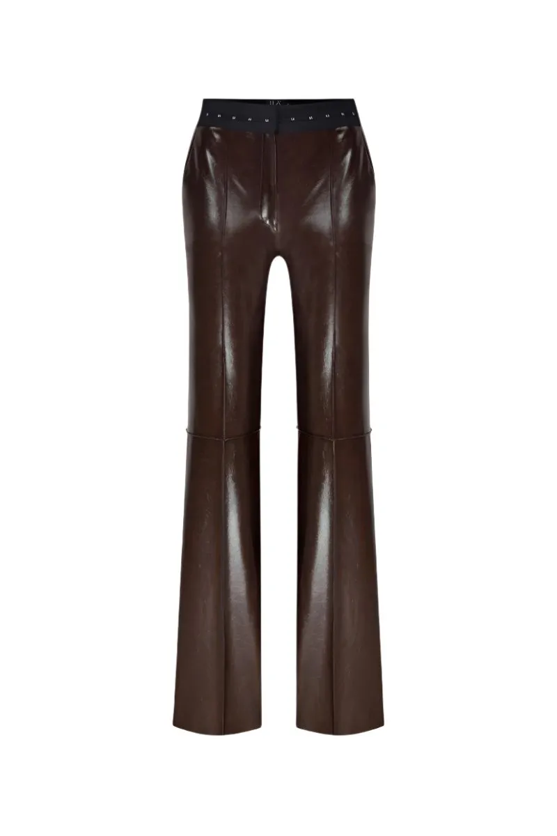 CHERRY TROUSERS IN BROWN