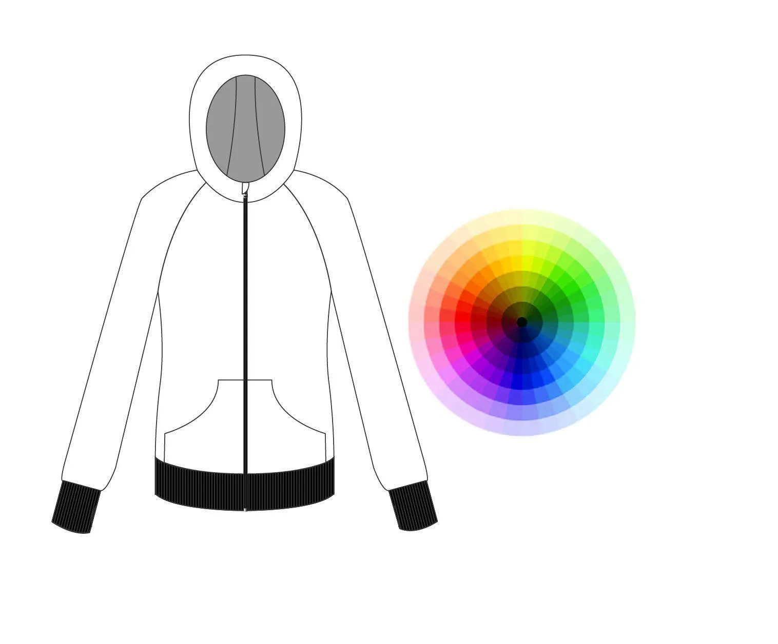 Custom Full Zip Hoody