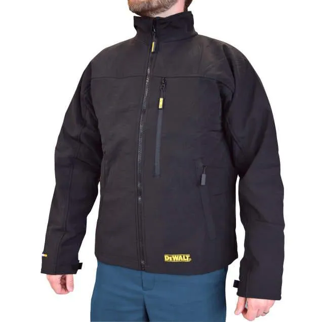 DEWALT Heated Soft Shell Coat Black Without Battery