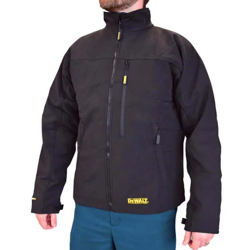 DEWALT Heated Soft Shell Jacket Black With Battery & Charger