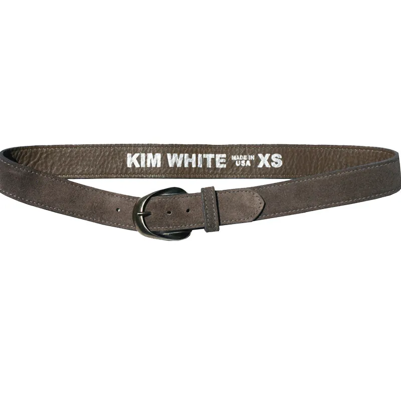 Inverted Ribbon -Grey Suede