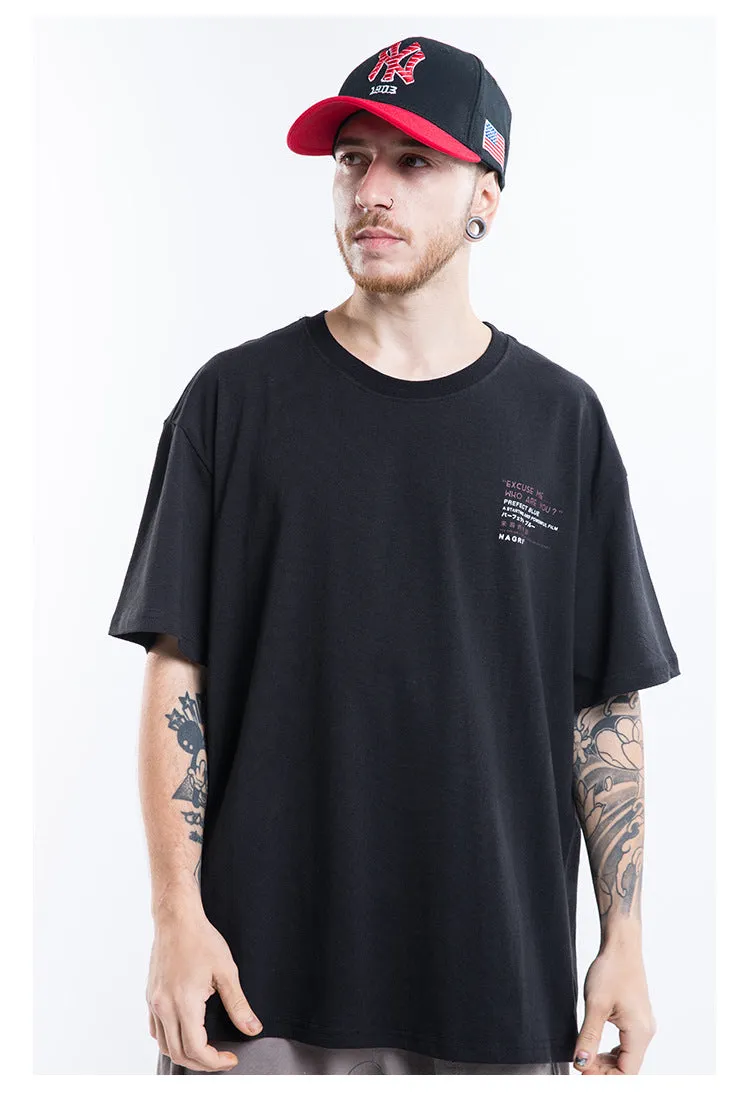 Perfect Blue Short Sleeve Oversized T-Shirt