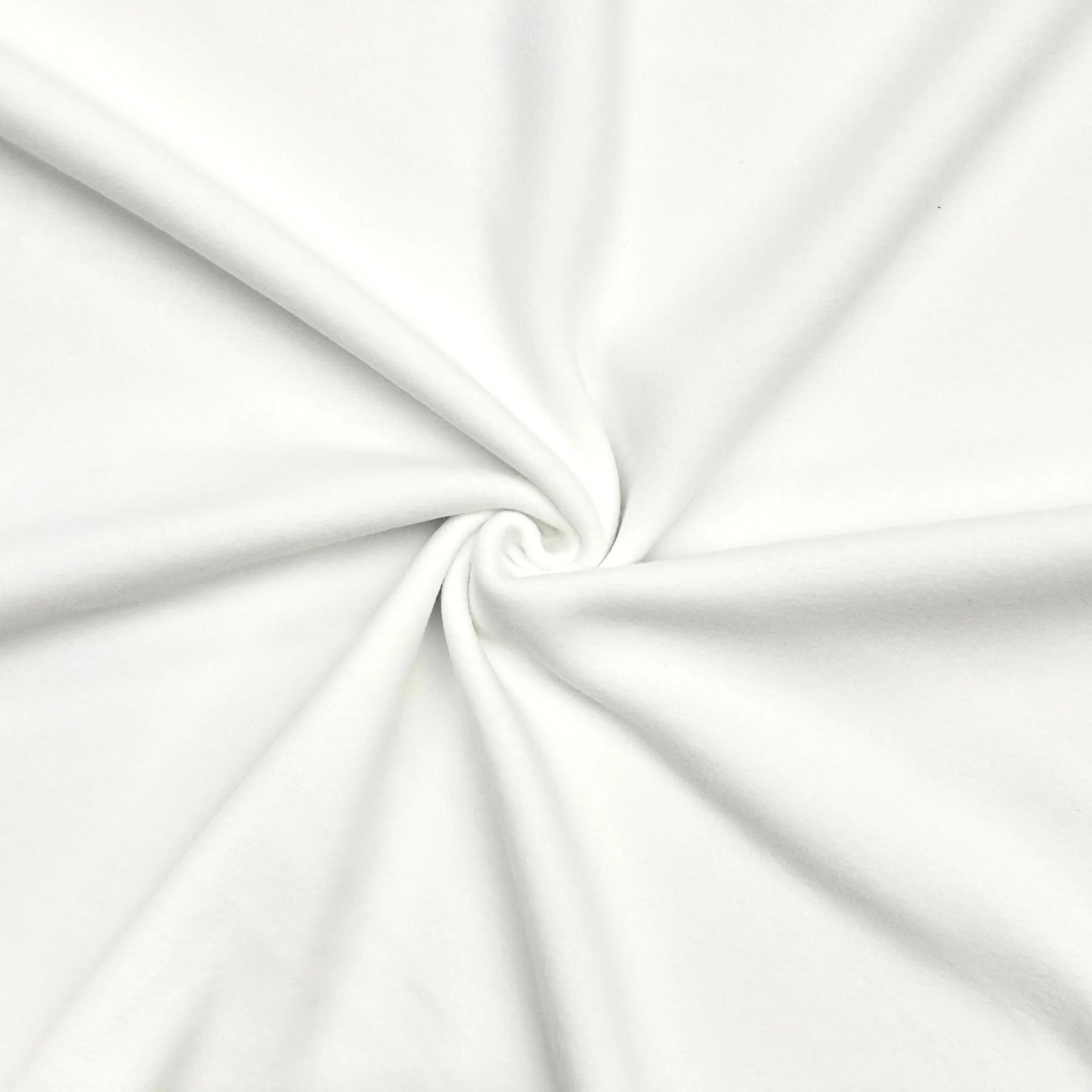 Plain White/Ivory Eco Fleece Fabric
