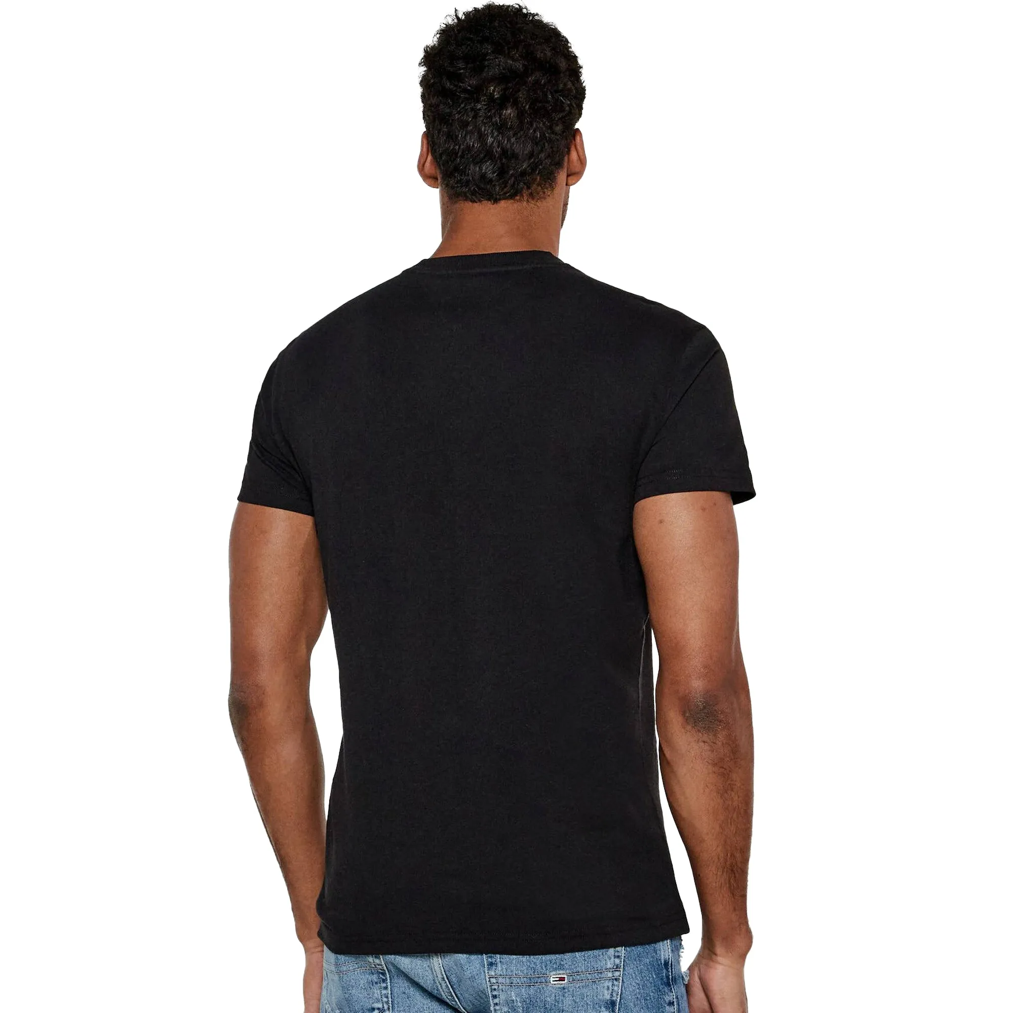Tommy Jeans Embroidered Varsity T-Shirt Black