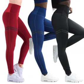 Women Yoga Pants Fitness Sport Leggings Tights Slim Running Sportswear Sports Pants Quick Drying Training Trousers