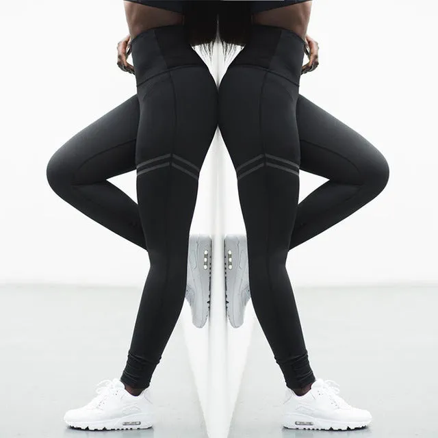 Women Yoga Pants Fitness Sport Leggings Tights Slim Running Sportswear Sports Pants Quick Drying Training Trousers