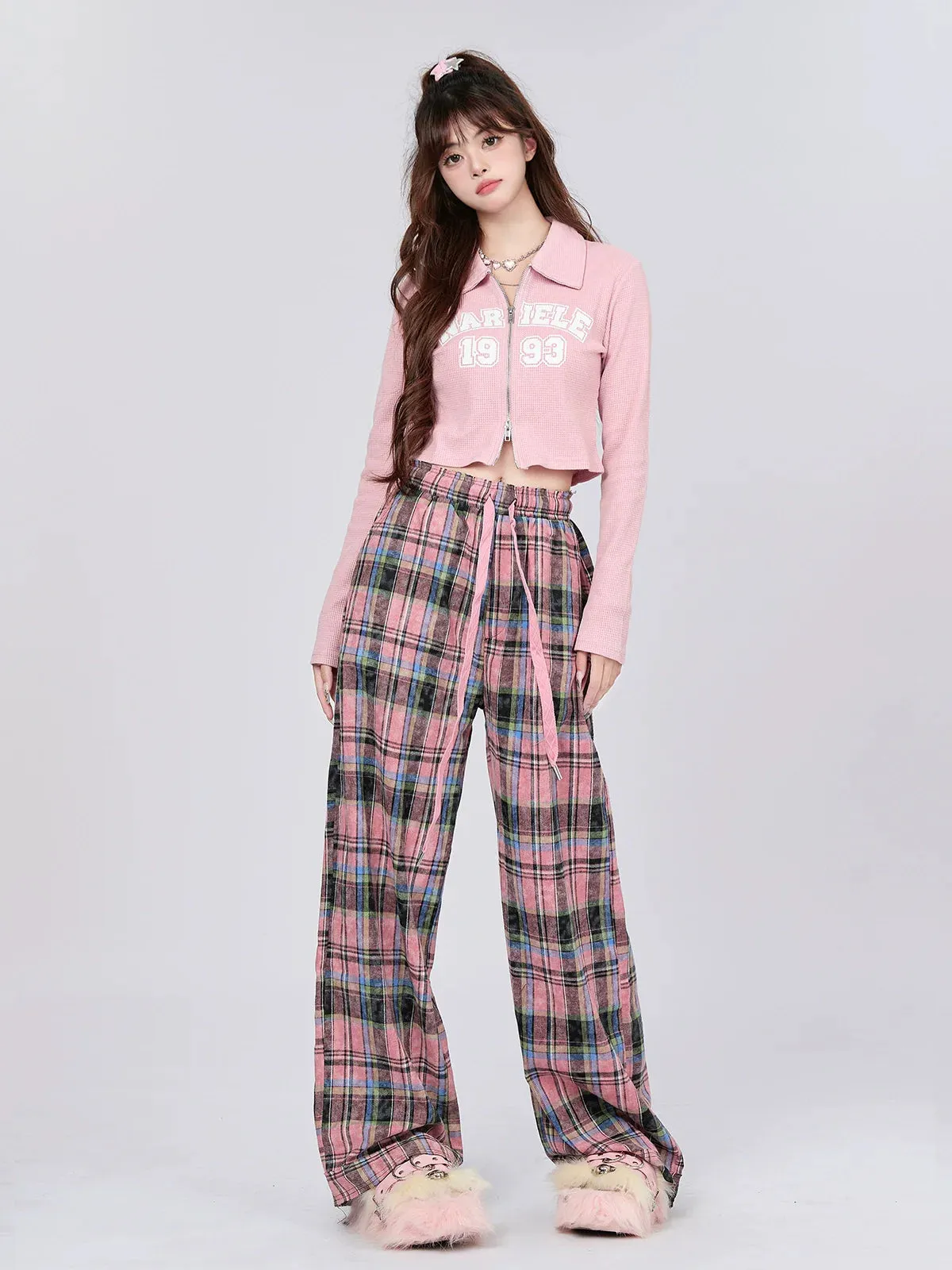 Zip-up American Tops Short